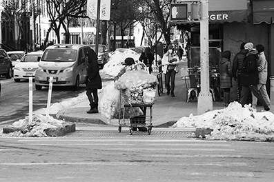 Homeless : Street Life : New York : Personal Photo Projects : Photos : Richard Moore : Photographer